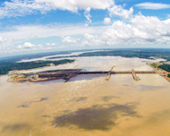 Hidrelétrica Santo Antônio: 13,5 milhões de Megawatts hora em três anos de operação