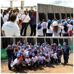 Visita de estudantes surdos à hidrelétrica