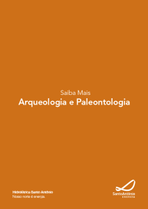 Saiba Mais - Arqueologia e Paleontologia