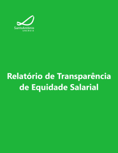 Relatório de Transparência de Equidade Salarial